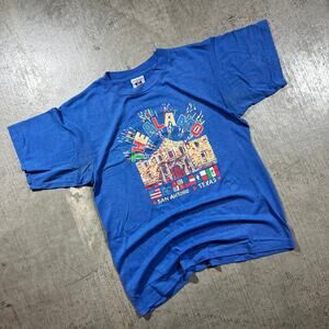 Vintage 80s Alamo San Antonio Texas T-Shirt Adult XS